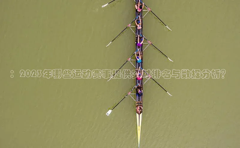 ：2023年哪些运动赛事提供实时排名与数据分析？